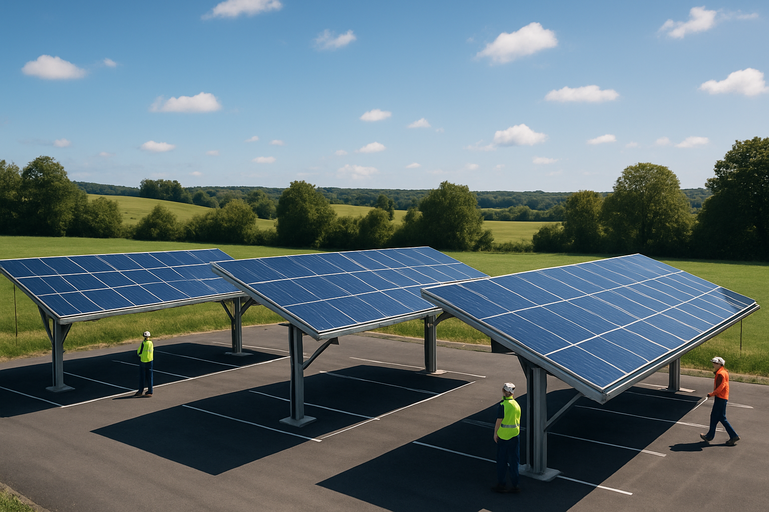 découvrez comment tulle agglo innove en déployant ses premières ombrières photovoltaïques à eyrein et favars, alliant développement durable et production d'énergie renouvelable. un projet qui marque un tournant écologique pour la région.