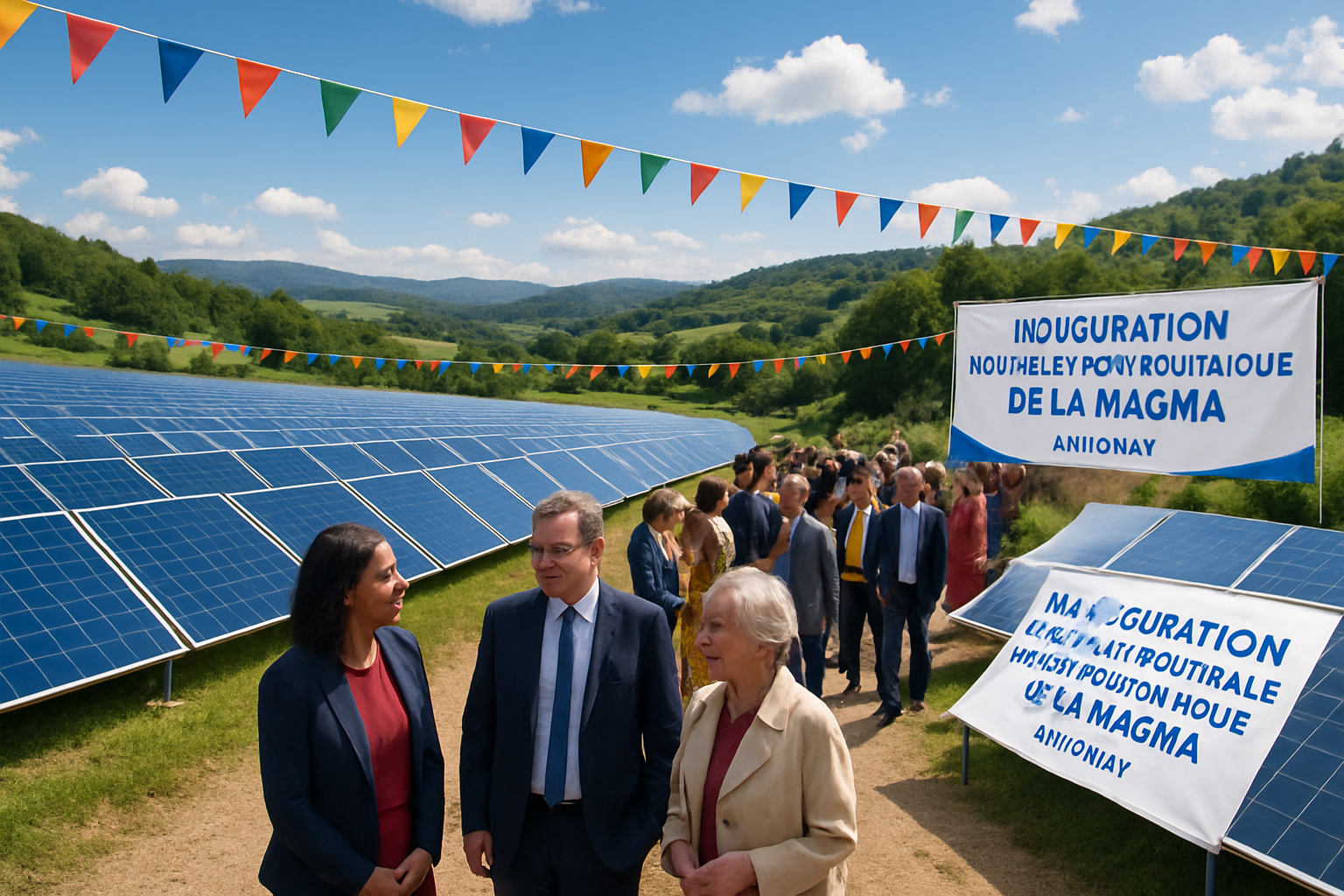 découvrez l'inauguration de la nouvelle centrale photovoltaïque de la magma à annonay, un projet innovant qui marque un pas de plus vers une énergie renouvelable durable et respectueuse de l'environnement. rejoignez-nous pour célébrer cet événement tourné vers l'avenir.