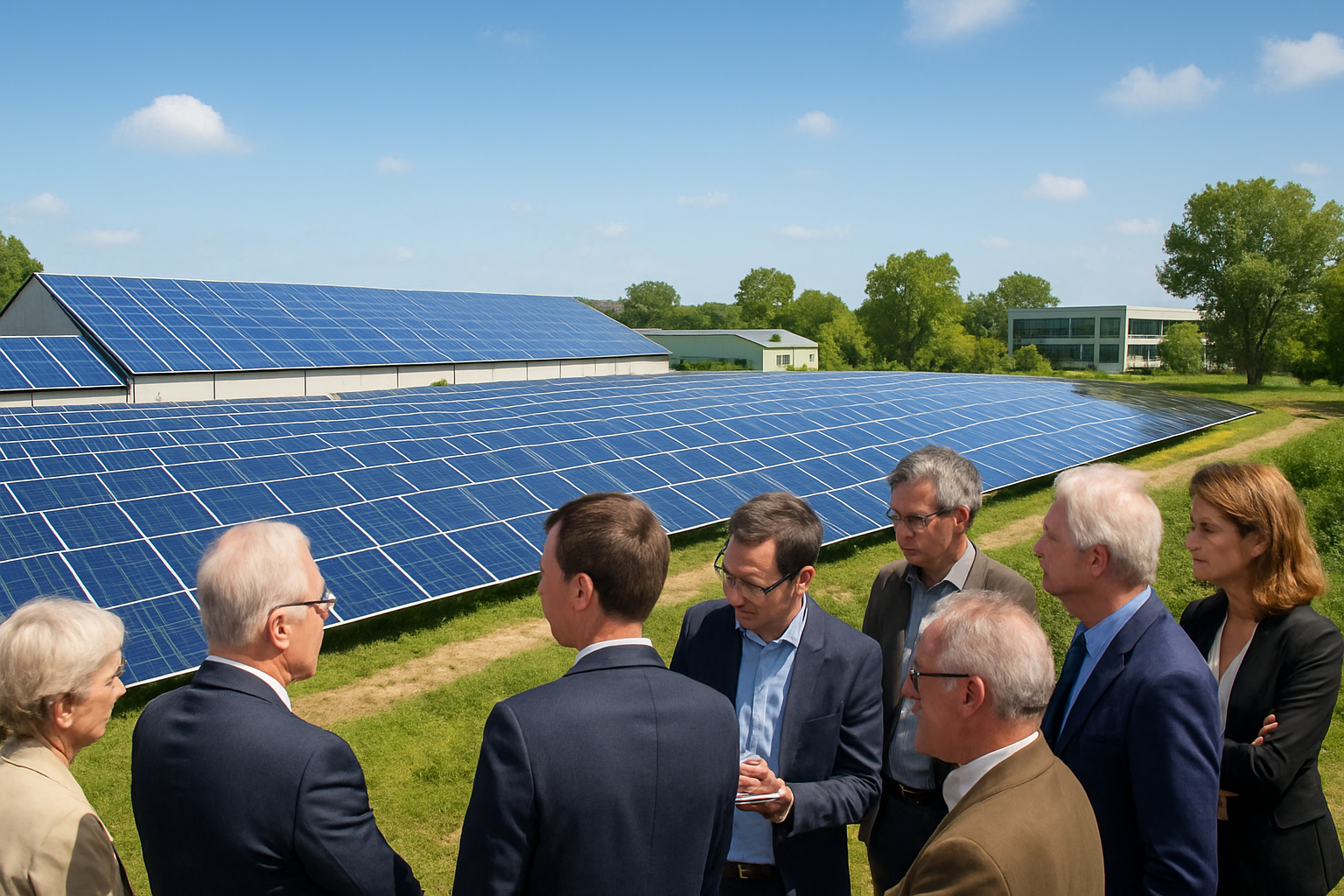 découvrez la centrale photovoltaïque de voivres-lès-le mans, un projet novateur présenté aux élus. cette initiative soutient la transition énergétique en valorisant l'énergie solaire pour une commune plus durable et respectueuse de l'environnement.