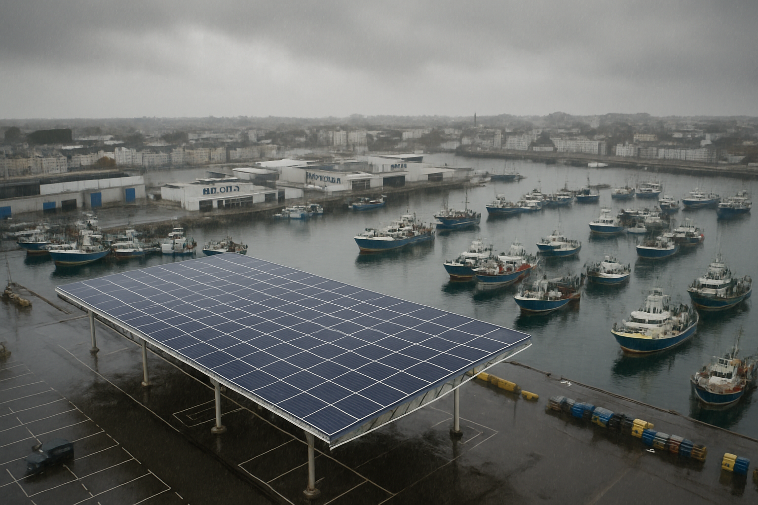 découvrez comment l'ombrière photovoltaïque transforme le port de pêche de lorient en un modèle d'énergie durable, alliant innovation technologique et protection de l'environnement tout en illuminant cet espace emblématique.