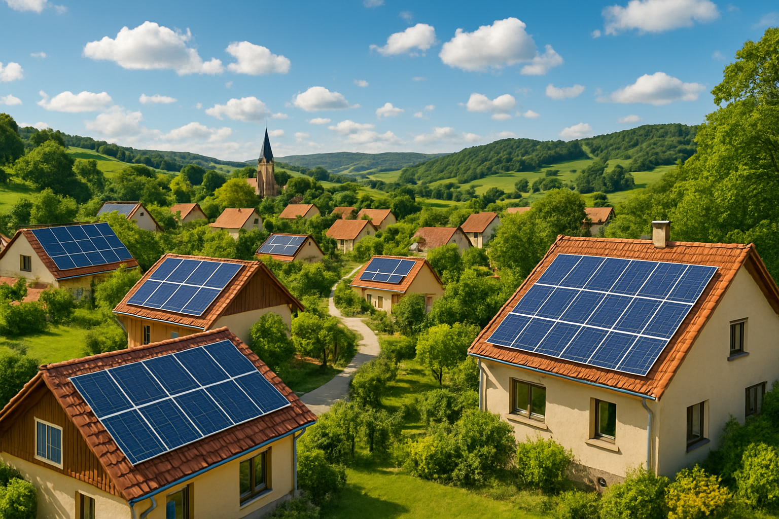 découvrez comment un village transforme son quotidien grâce à l'énergie solaire : un projet photovoltaïque innovant qui illumine les foyers et préserve l'environnement. plongez dans cette aventure écoresponsable et inspirante !