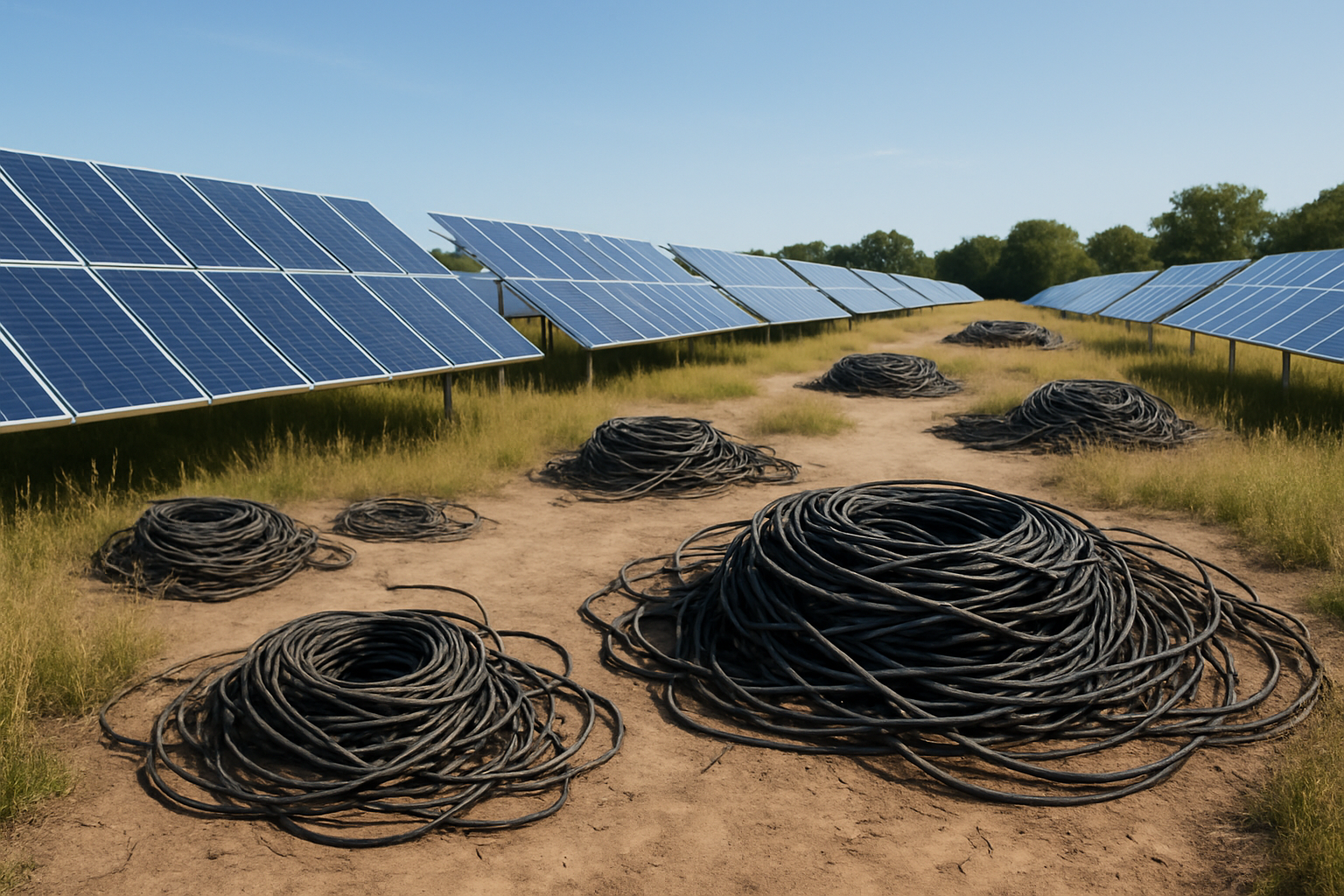 découvrez l'incroyable histoire du vol audacieux de quarante kilomètres de câbles dans un parc solaire. un acte de vandalisme qui met en lumière les enjeux de la sécurité dans les infrastructures énergétiques renouvelables.
