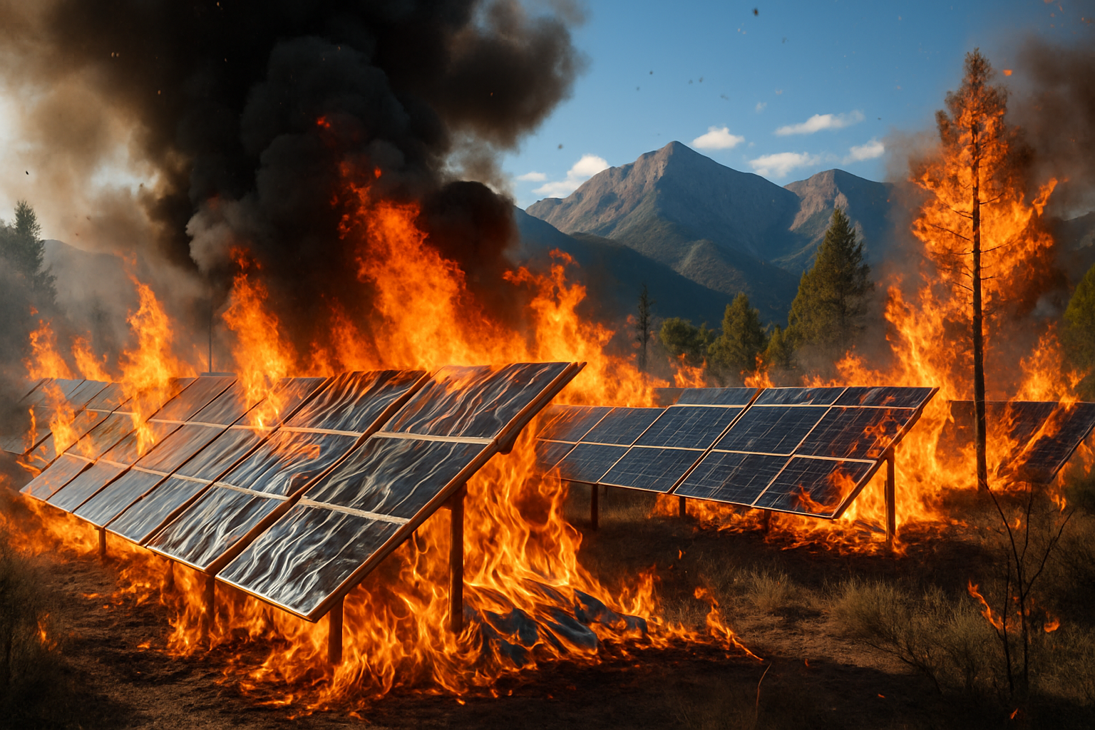 un incendie dévastateur a touché un parc photovoltaïque dans les alpes-de-haute-provence, causant d'importants dégâts aux installations solaires et soulevant des inquiétudes quant à la sécurité des infrastructures énergétiques. découvrez les détails de cet événement tragique et ses conséquences sur la production d'énergie renouvelable dans la région.