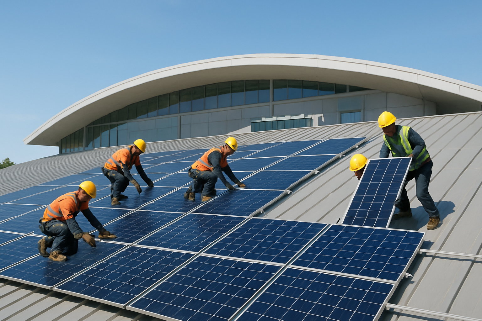 découvrez comment des panneaux solaires font briller le toit du complexe sportif, alliant performance énergétique et engagement pour l'environnement. une initiative éco-responsable qui propulse le sport vers un avenir durable.