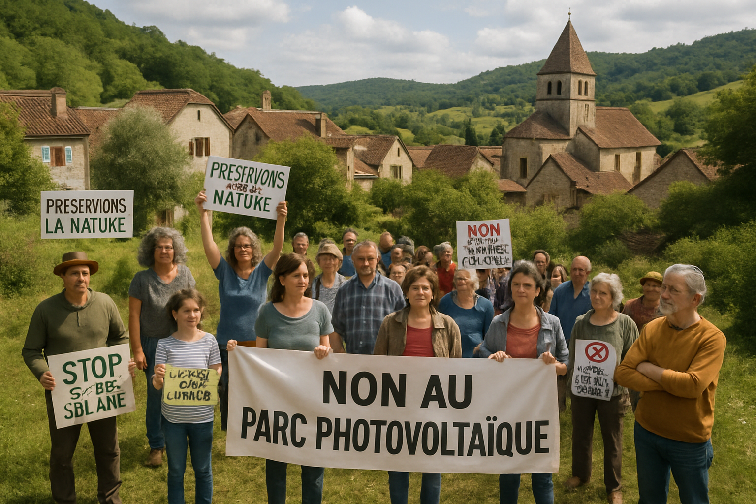 découvrez comment un petit village du lot s'organise et se mobilise pour résister à un projet photovoltaïque controversé, unissant ses forces pour bloquer l'arrivée des machines et défendre son cadre de vie.