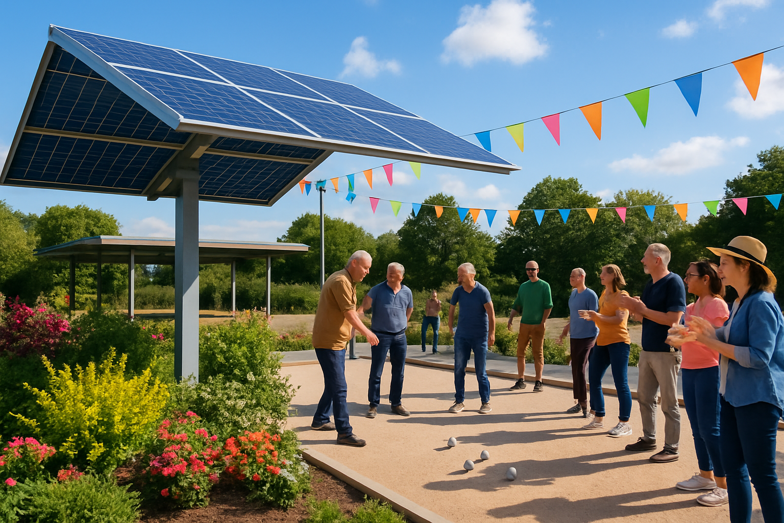 participez à l'inauguration d'une ombrière photovoltaïque innovante et d'un boulodrome convivial au rheu. découvrez comment ces nouvelles installations contribuent à la durabilité locale et à la vie communautaire. rejoignez-nous pour célébrer cet avancement écologique et sportif!