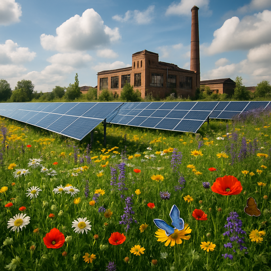 découvrez à morsbach le nouveau parc photovoltaïque qui transforme une ancienne friche ferroviaire en une source d'énergie renouvelable. un projet innovant pour l'environnement et la transition énergétique.
