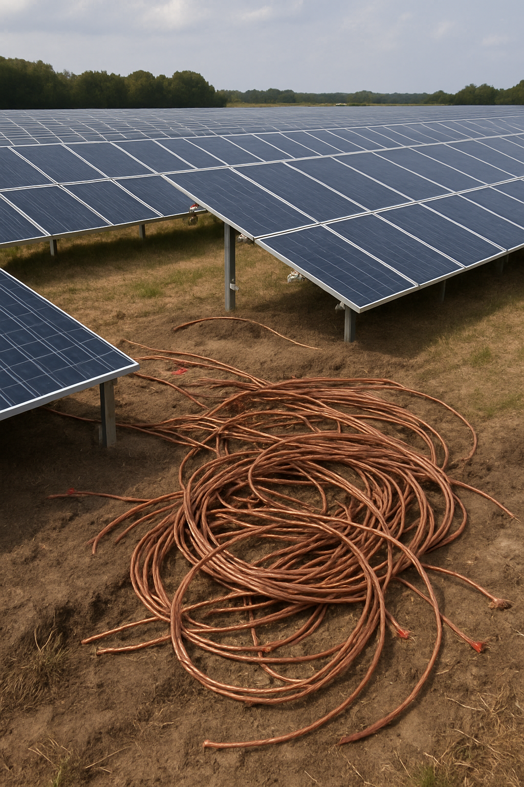 découvrez l'incroyable incident survenu en gironde où une ferme solaire a été la cible d'un vol majeur de câbles en cuivre. plongez dans les détails de cette affaire, ses conséquences sur la production d'énergie et les mesures prises pour sécuriser les infrastructures solaires.