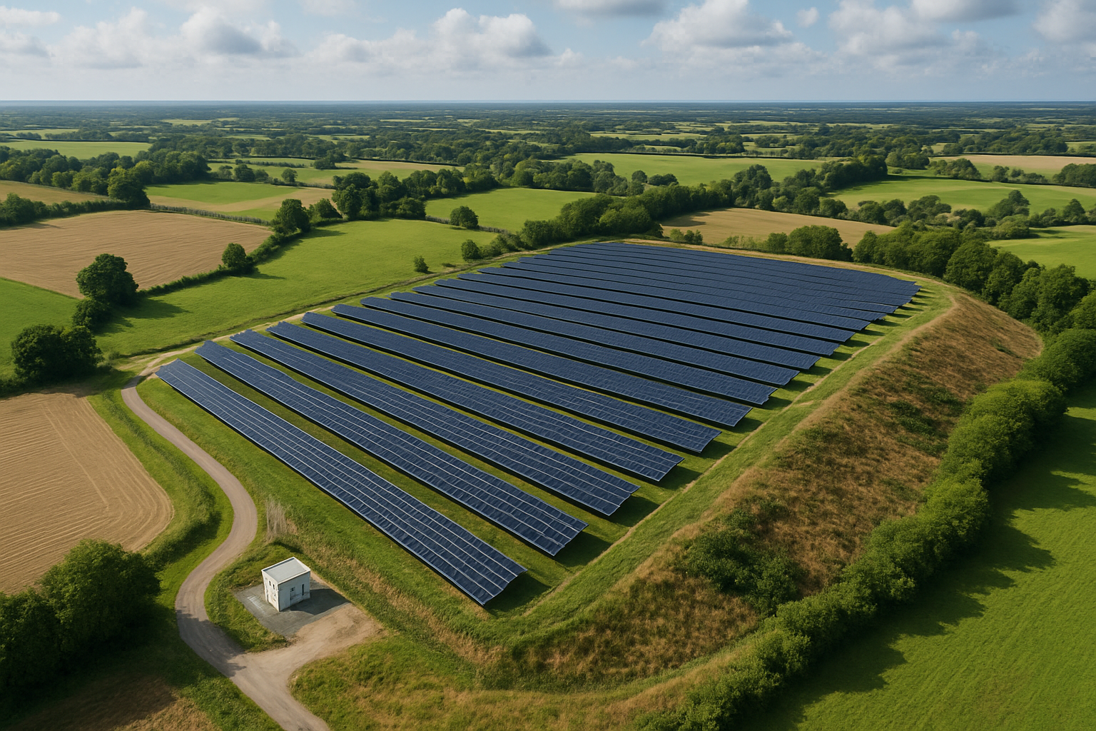 découvrez comment une décharge illégale au sud de rennes se transforme en une centrale photovoltaïque d'envergure, alliant innovation et développement durable pour l'avenir de l'environnement.