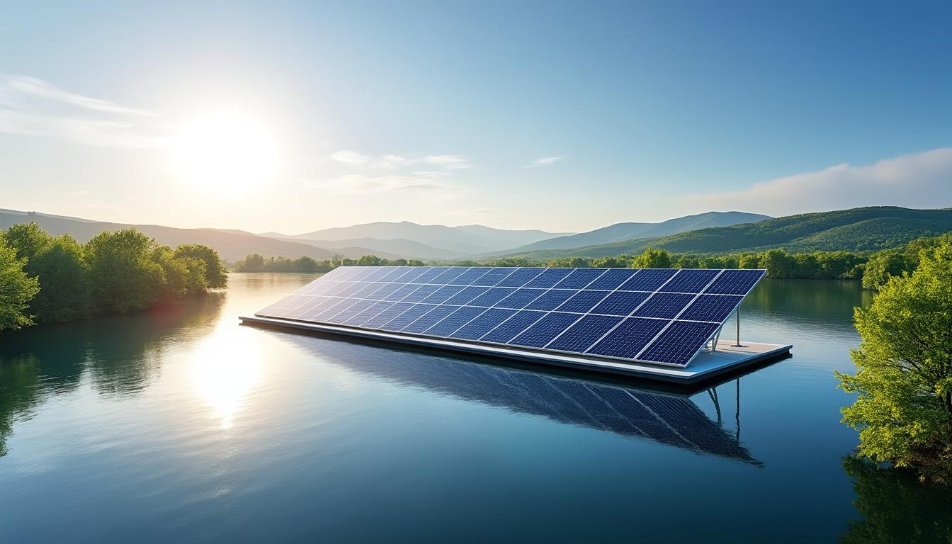 totalenergies projette l'installation d'une centrale solaire flottante à la flèche, visant à renforcer la production d'énergie renouvelable locale et à contribuer à la transition énergétique.