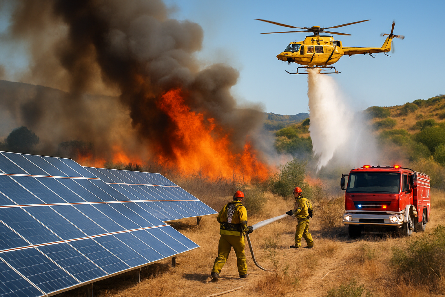découvrez l'impact dévastateur d'un incendie sur un parc photovoltaïque dans le gard, révélant les risques encourus par les infrastructures énergétiques renouvelables. informez-vous sur les mesures prises et les conséquences environnementales de cet événement.