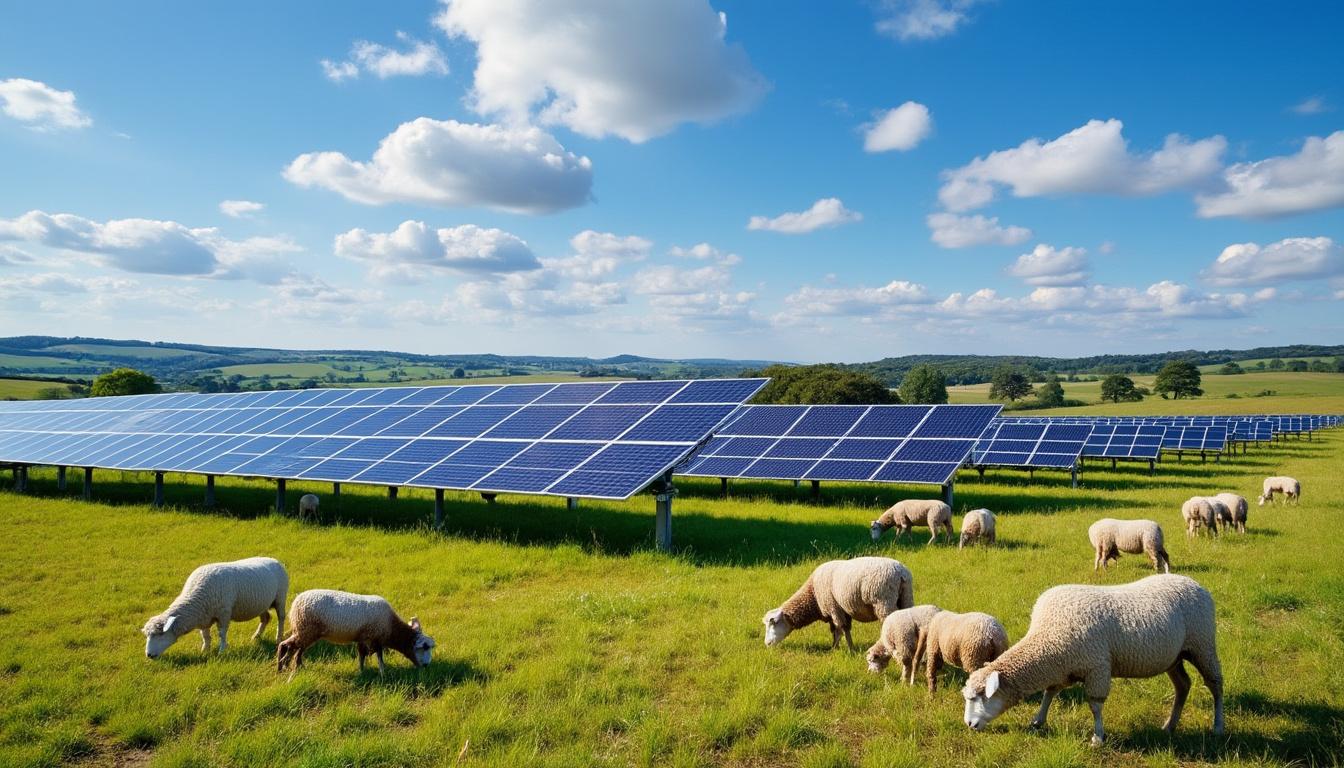 découvrez un projet innovant dans le sud du tarn-et-garonne, alliant durabilité et écologie. cette initiative unique transforme des terres agricoles en friche en une centrale photovoltaïque, tout en intégrant l'élevage de brebis et l'apiculture. une démarche qui promeut la biodiversité et la transition énergétique au service de l'environnement.