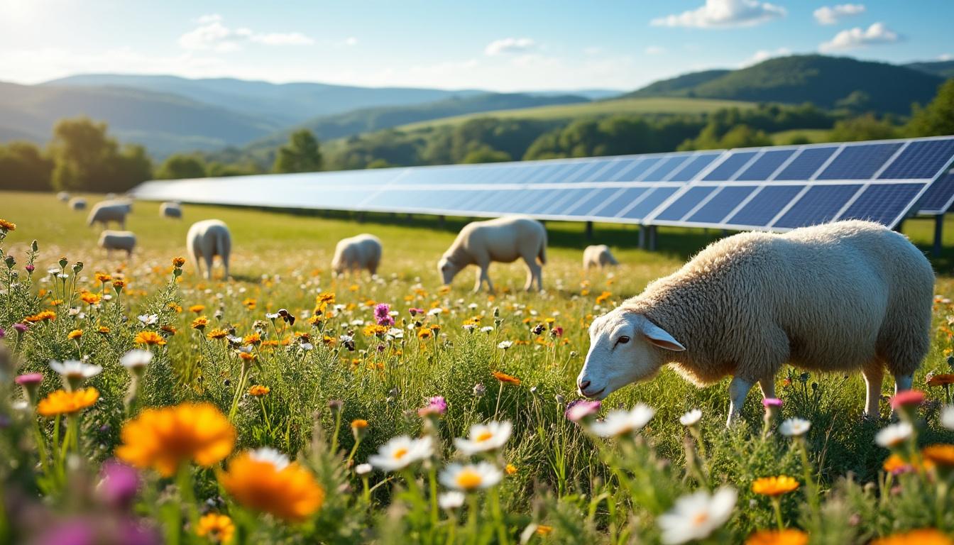 découvrez un projet novateur dans le sud du tarn-et-garonne alliant durabilité et agriculture : une centrale photovoltaïque, des brebis et des ruches sur des terres agricoles en friche. une initiative qui valorise l'énergie verte et la biodiversité tout en revitalisant les sols.