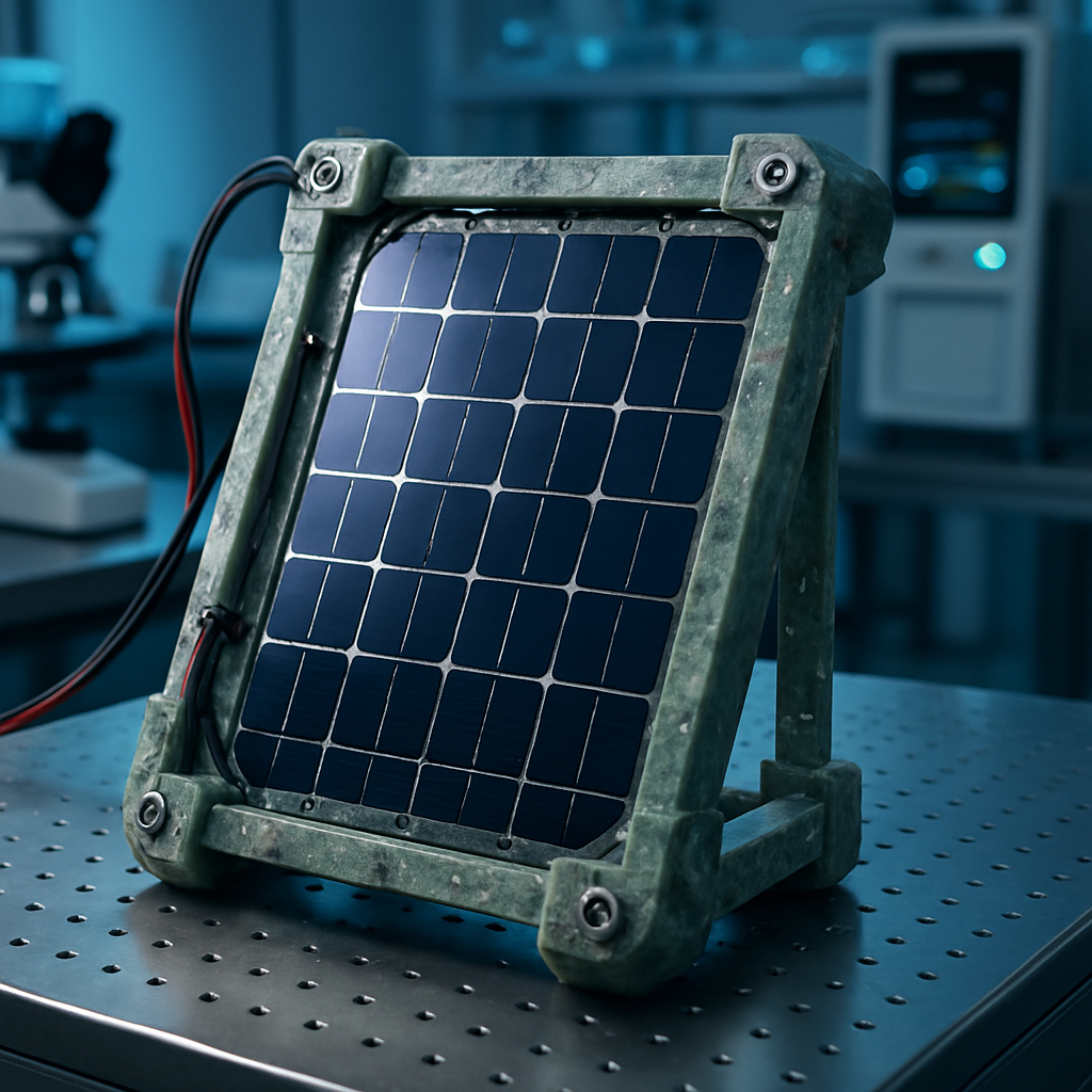 découvrez comment un panneau photovoltaïque innovant, composé à 50 % de matériaux recyclés, révolutionne l'énergie solaire et contribue à un avenir durable dans le monde entier.