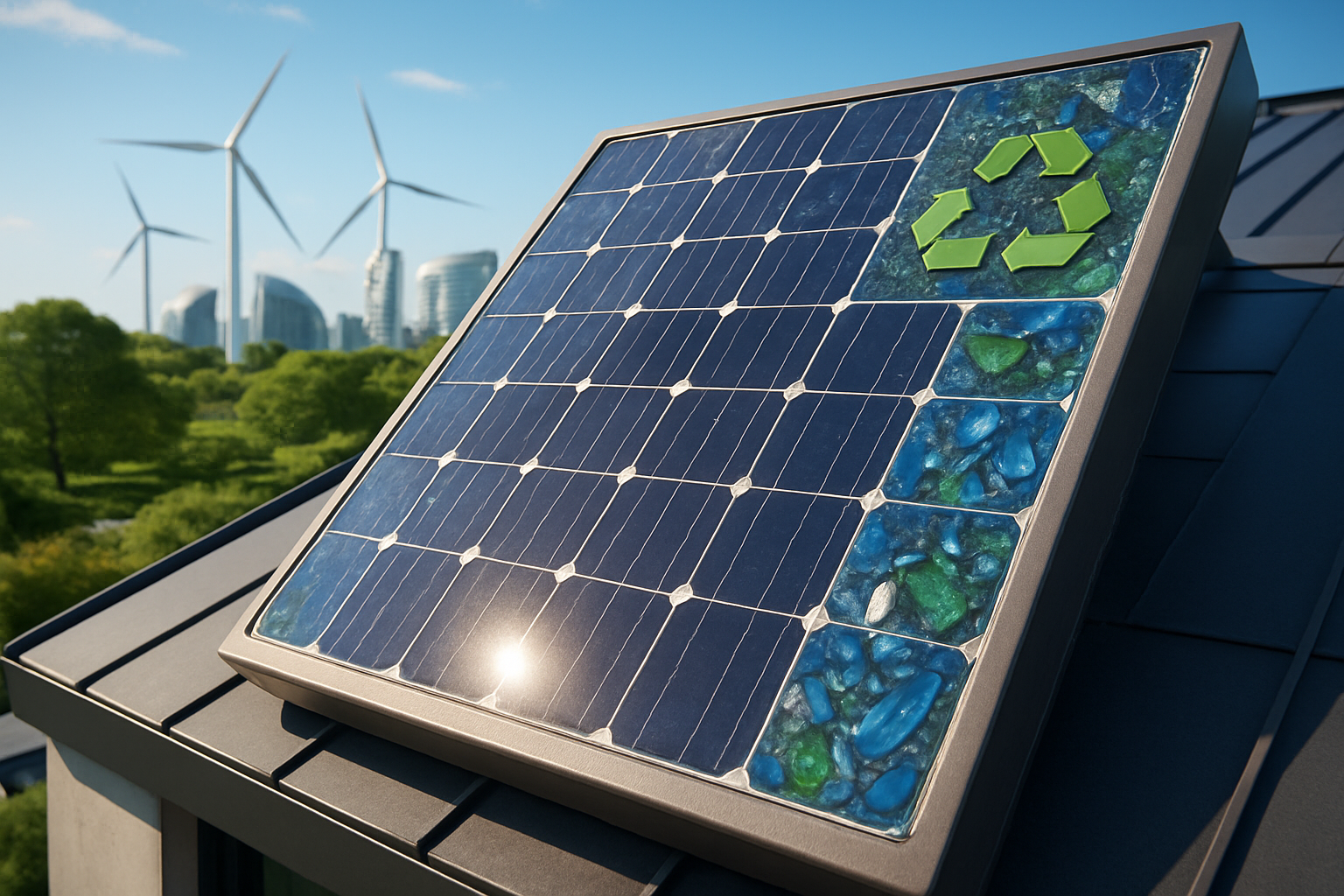 découvrez comment une innovation révolutionnaire dans le domaine des énergies renouvelables transforme l'avenir durable : un panneau photovoltaïque fabriqué à 50 % de matériaux recyclés. engagez-vous dans la transition énergétique tout en préservant notre planète.
