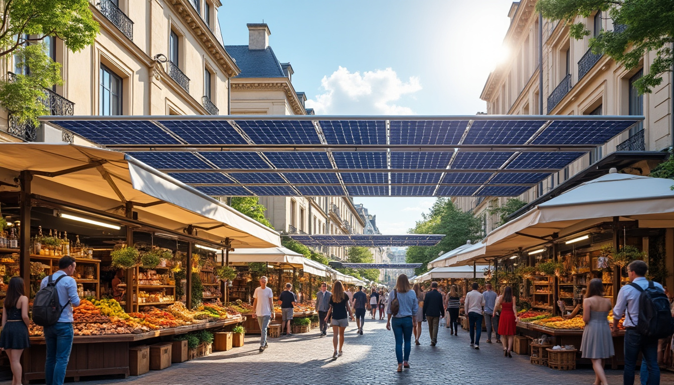 découvrez comment la place du marché de pénestin se modernise grâce à l'installation de panneaux solaires, favorisant une transition énergétique durable au cœur de la commune.