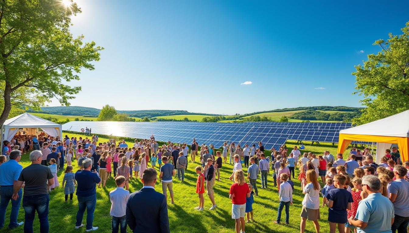 participez à l'inauguration du nouveau parc solaire aux marnières à azereix et découvrez cette avancée majeure pour l'énergie verte dans la région. informations sur l'événement et ses bénéfices pour la communauté.