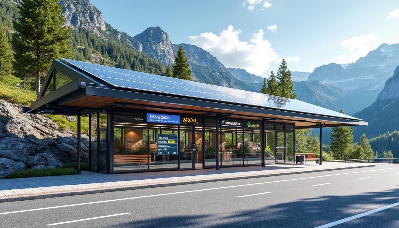 découvrez comment la gare routière de bourg-saint-maurice mise sur l’écologie grâce à l’installation innovante d’un toit recouvert de panneaux solaires, pour une mobilité plus verte en savoie.