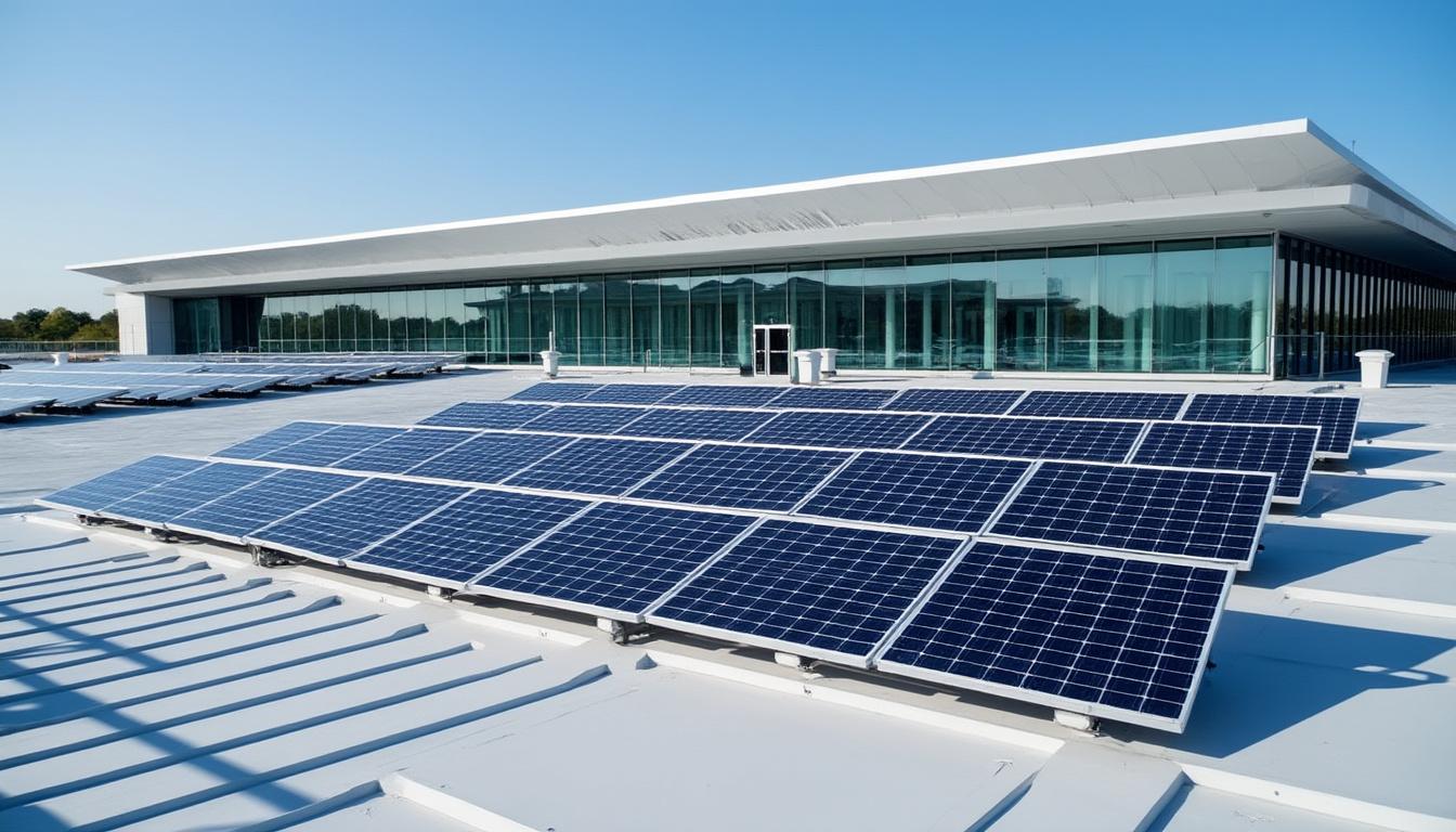 découvrez comment l'installation de panneaux photovoltaïques sur les toits des édifices municipaux permet de produire une énergie propre, de réaliser des économies et de s'engager vers un avenir plus durable pour la collectivité.