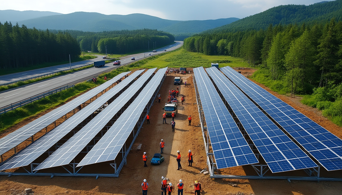 découvrez le lancement officiel des travaux du parc photovoltaïque des places, un projet innovant dédié à la production d'énergie solaire et au développement durable de la région.
