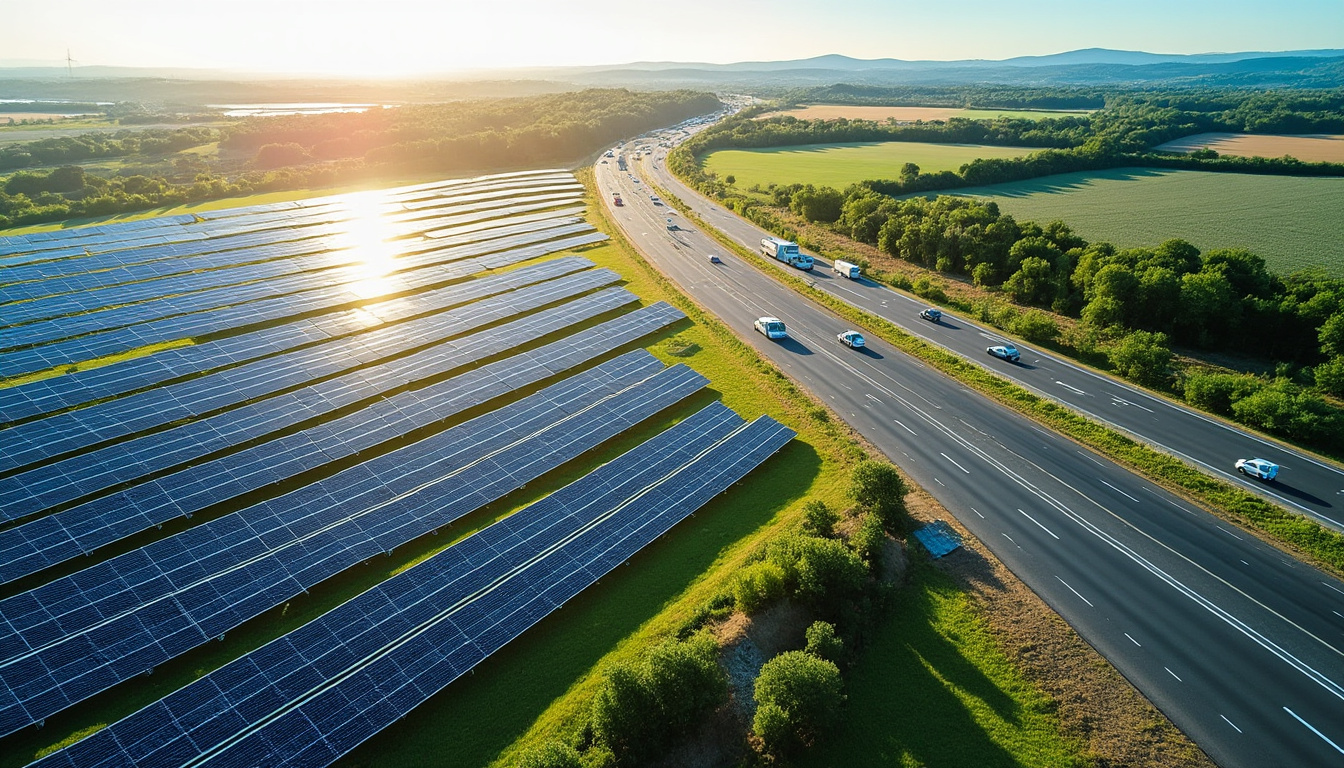 découvrez le nouveau complexe solaire de saint-germain-laxis (77), récemment installé le long de l'autoroute, une avancée majeure pour la production d'énergie verte en seine-et-marne.