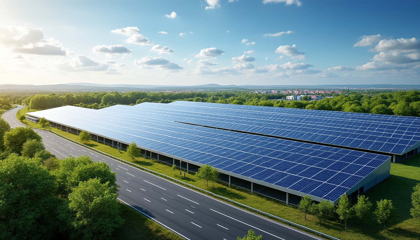 découvrez le nouveau complexe solaire de saint-germain-laxis (77), installé le long de l'autoroute. une initiative innovante pour favoriser la transition énergétique et produire de l'électricité verte en seine-et-marne.