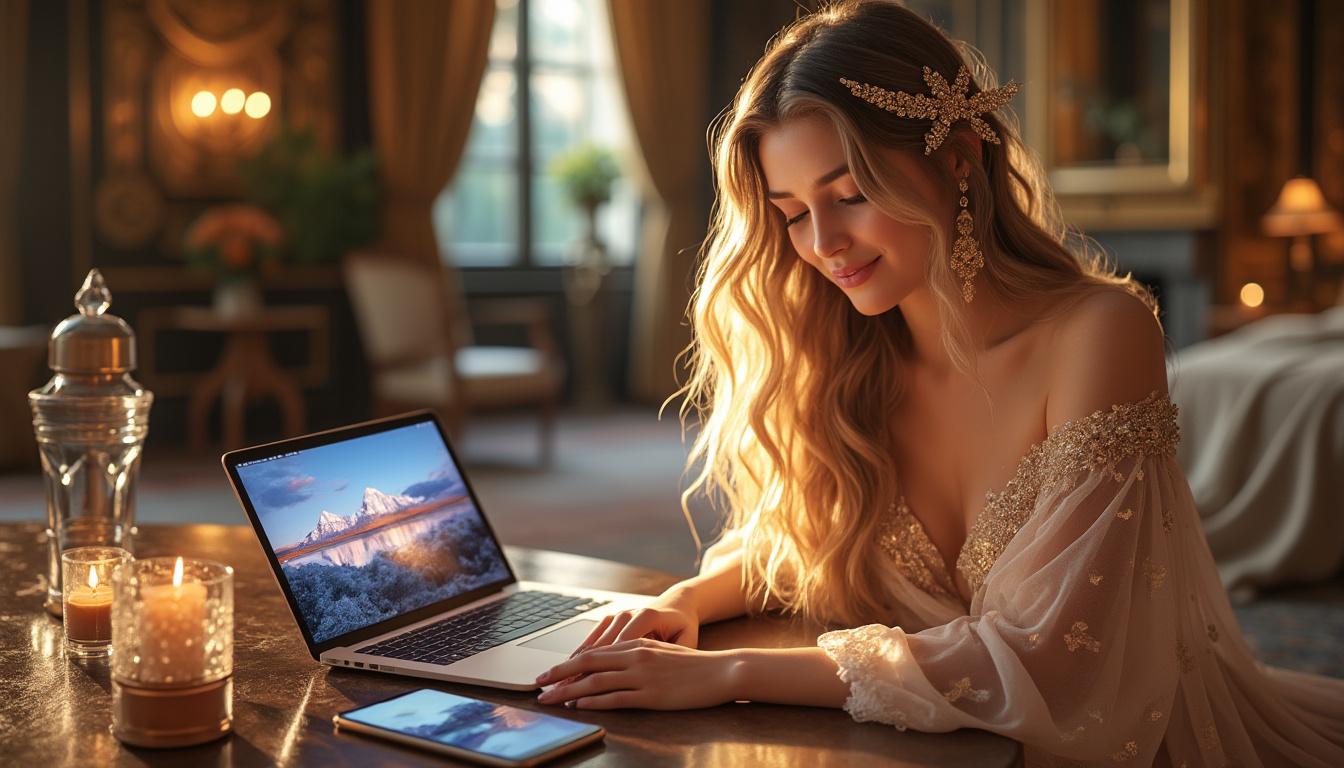 découvrez solenn, la marquise éclatante qui protège et veille sur vos appareils électroniques pendant leur sommeil. un gardien lumineux pour votre tranquillité et la sécurité de vos équipements.