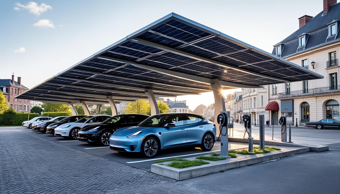 découvrez l'installation d'ombrières photovoltaïques aux blinfaux et devant le palais des sports de loudéac, une étape clé pour promouvoir l'énergie solaire locale et durable.