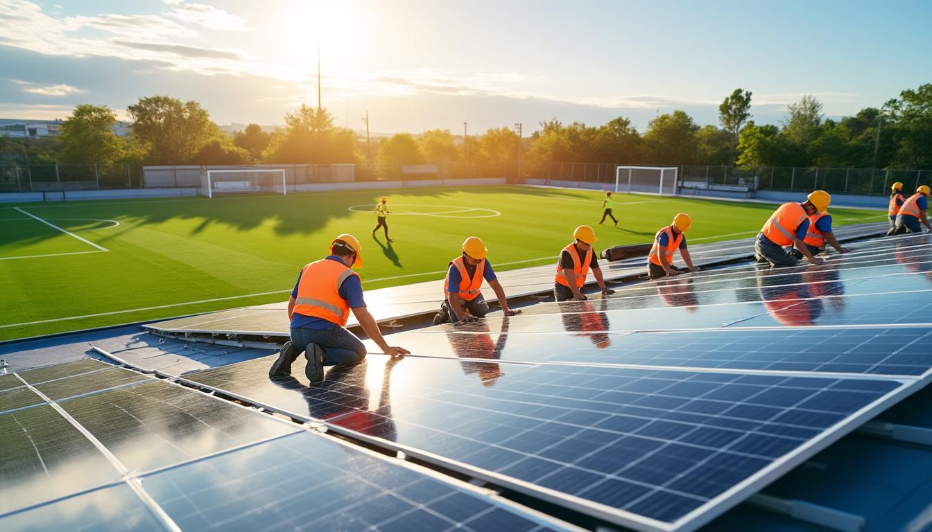 l’agnac pétan-club prévoit d’installer des panneaux photovoltaïques sur son terrain afin de promouvoir un avenir durable et écologique.