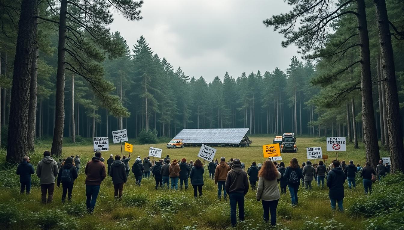 découvrez la mobilisation citoyenne contre le projet de centrale solaire à darnets et égletons, menaçant une forêt de 17 hectares, et engagez-vous pour la protection de l'environnement local.
