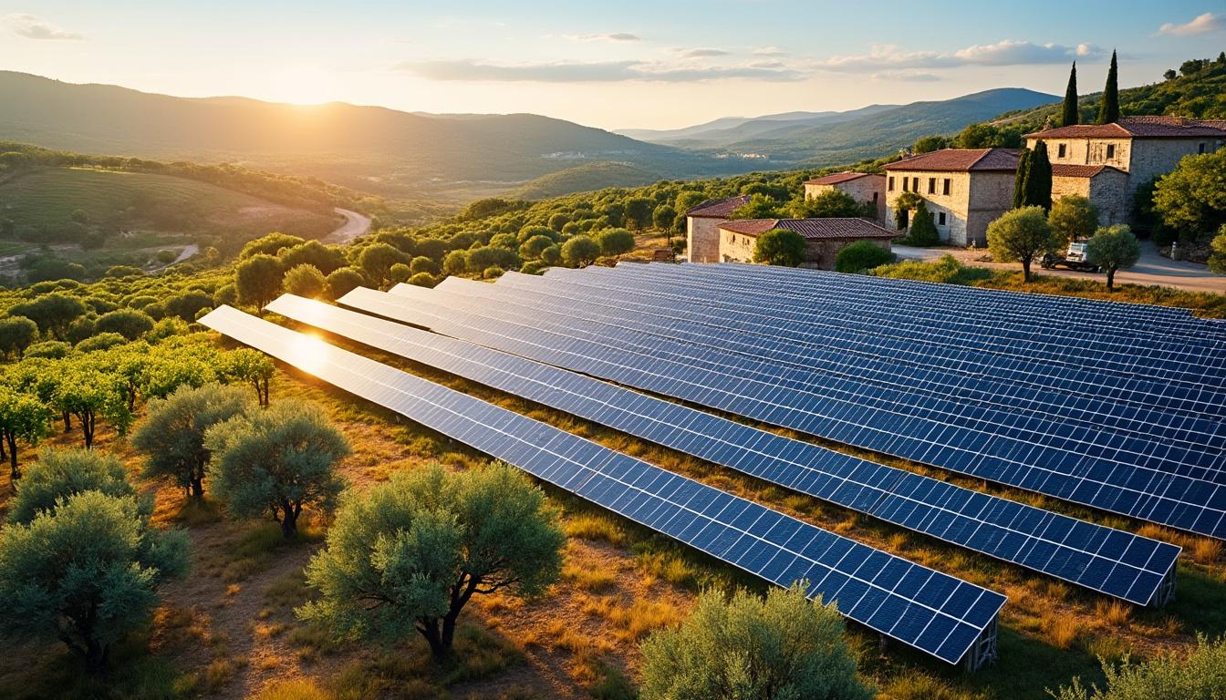 découvrez comment une commune de l'aude investit dans une ferme solaire de 3,5 hectares pour atteindre l'autonomie énergétique et promouvoir un avenir durable.
