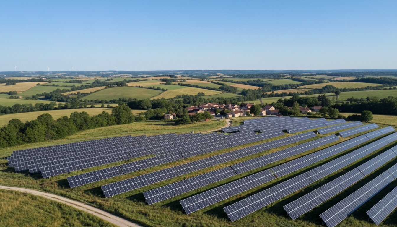 colombier-fontaine : les élus approuvent le bail emphytéotique pour la construction de la nouvelle centrale photovoltaïque, un pas important vers l'énergie renouvelable locale.