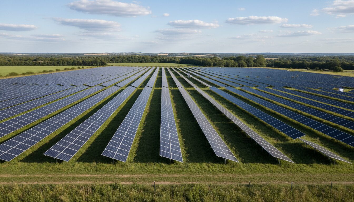 découvrez la centrale solaire de trois hectares à mallouet, granville, qui fournira de l'électricité propre à près de 1 000 foyers, contribuant ainsi à la transition énergétique locale.