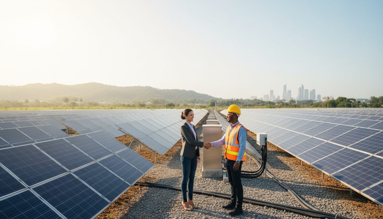 découvrez les enjeux et les perspectives du nouveau leadership dans le projet photovoltaïque, au service d'une énergie solaire innovante et durable.