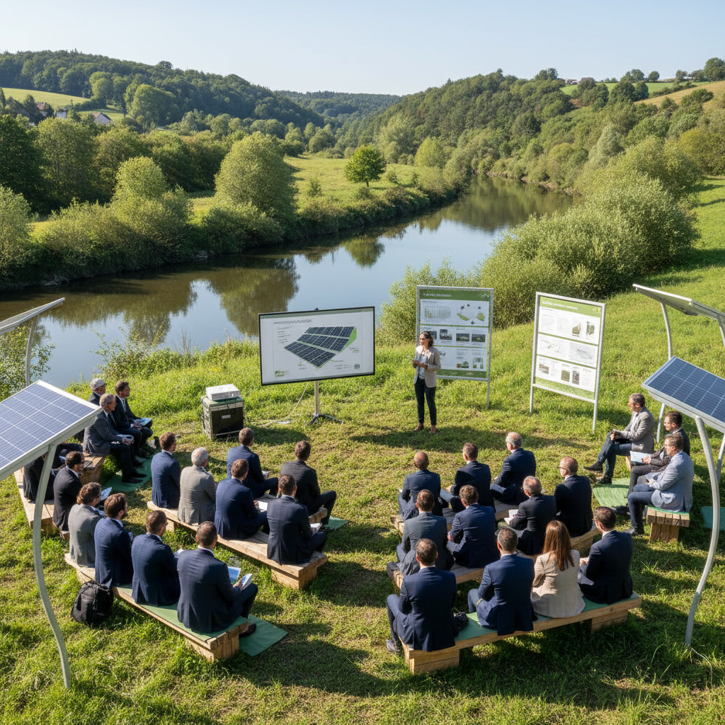 découvrez la conférence captivante sur l'énergie photovoltaïque organisée à montbozon, au cœur du pays des 7 rivières, pour tout savoir sur les solutions énergétiques durables.