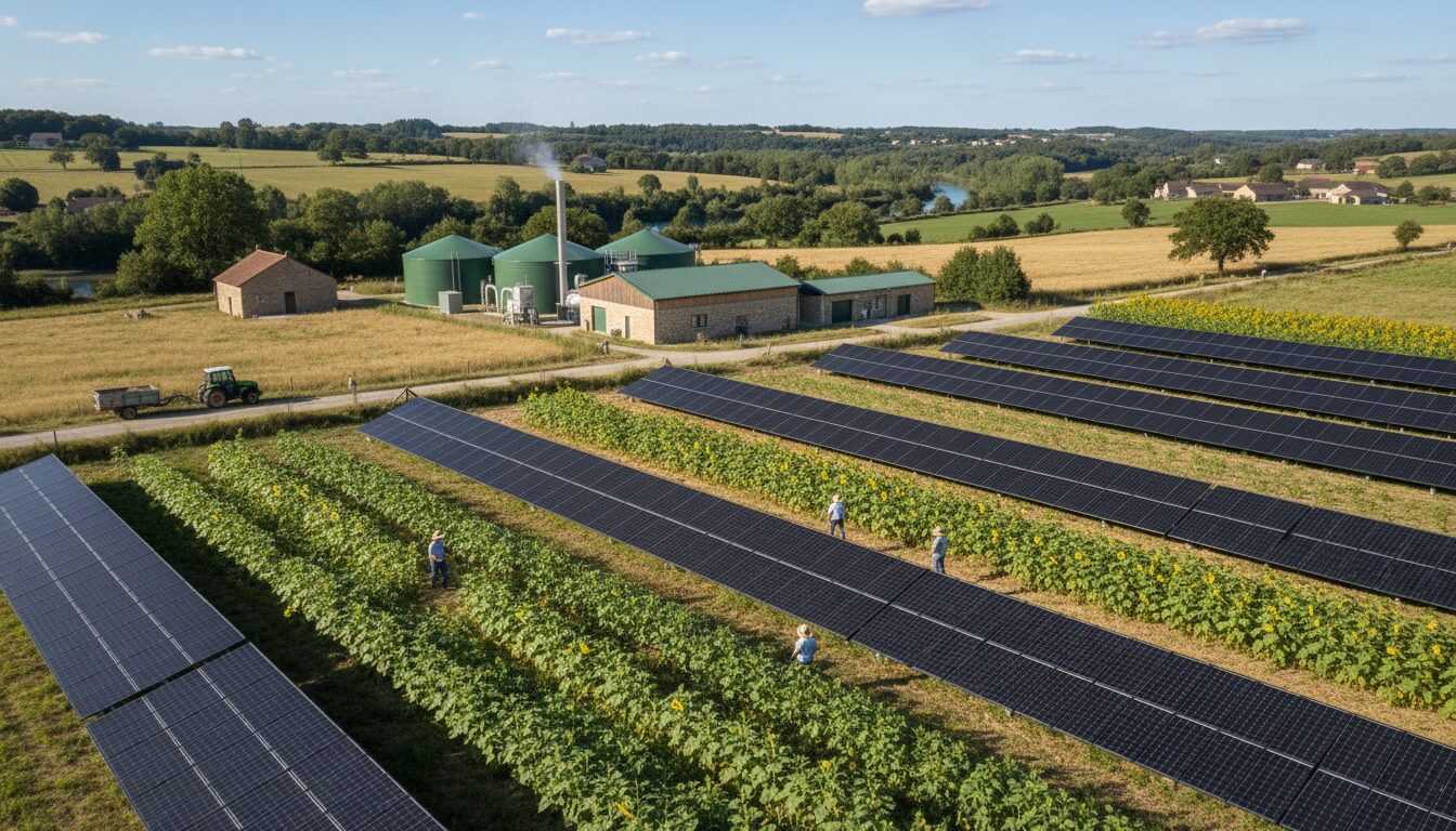 découvrez comment la coopérative fermes de figeac allie énergie photovoltaïque et méthanisation pour assurer des revenus agricoles stables et durables grâce aux énergies renouvelables.