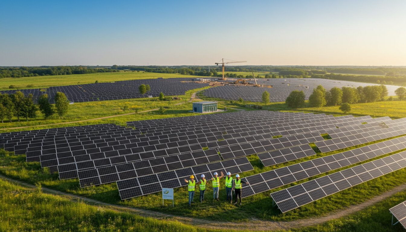 granville franchit une étape importante avec un projet innovant de parc solaire, contribuant à un avenir énergétique durable et respectueux de l'environnement.