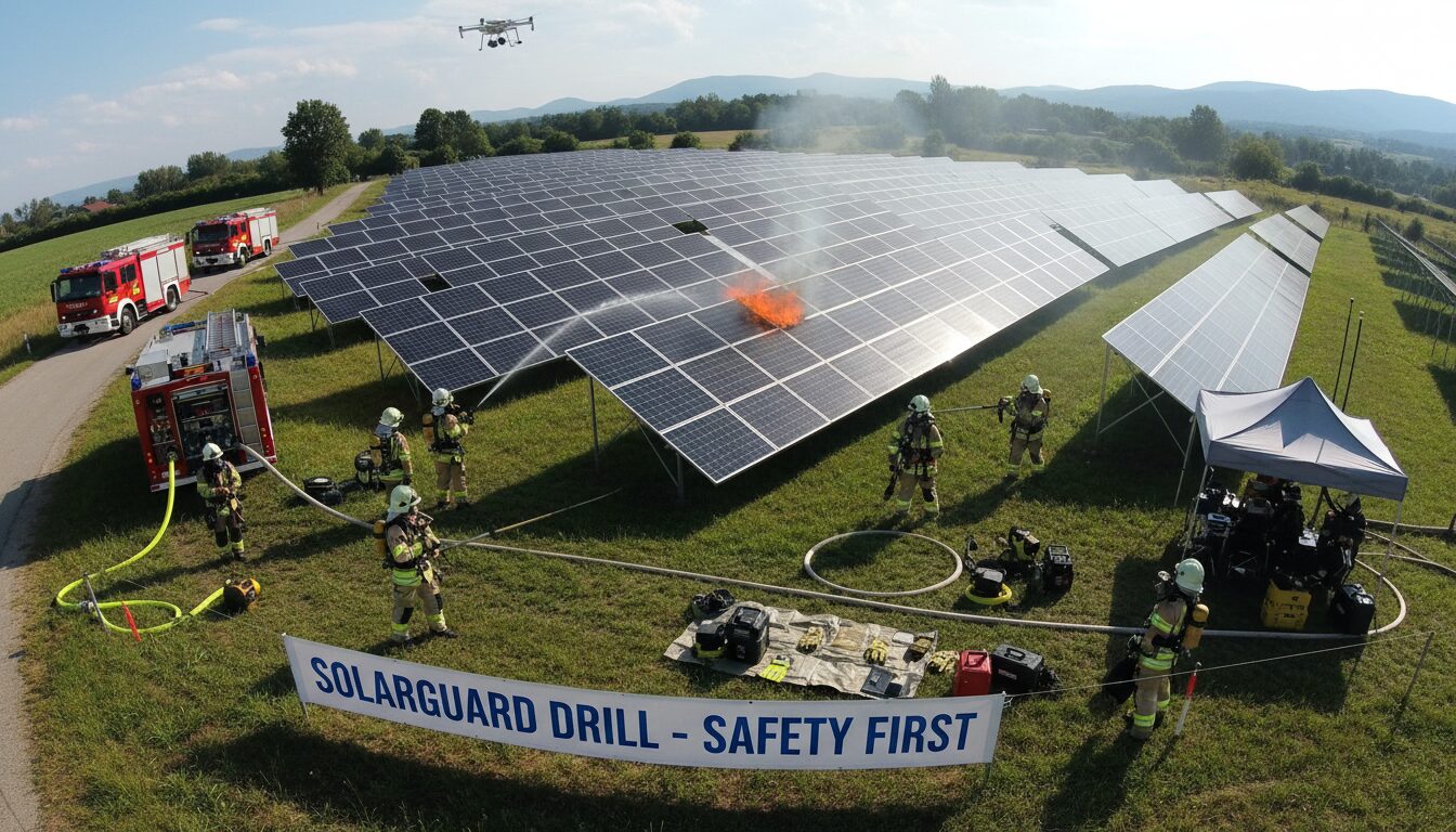 à rodez, les pompiers améliorent leurs équipements pour assurer des interventions plus sûres et efficaces sur les installations photovoltaïques, protégeant ainsi mieux la communauté et l'environnement.