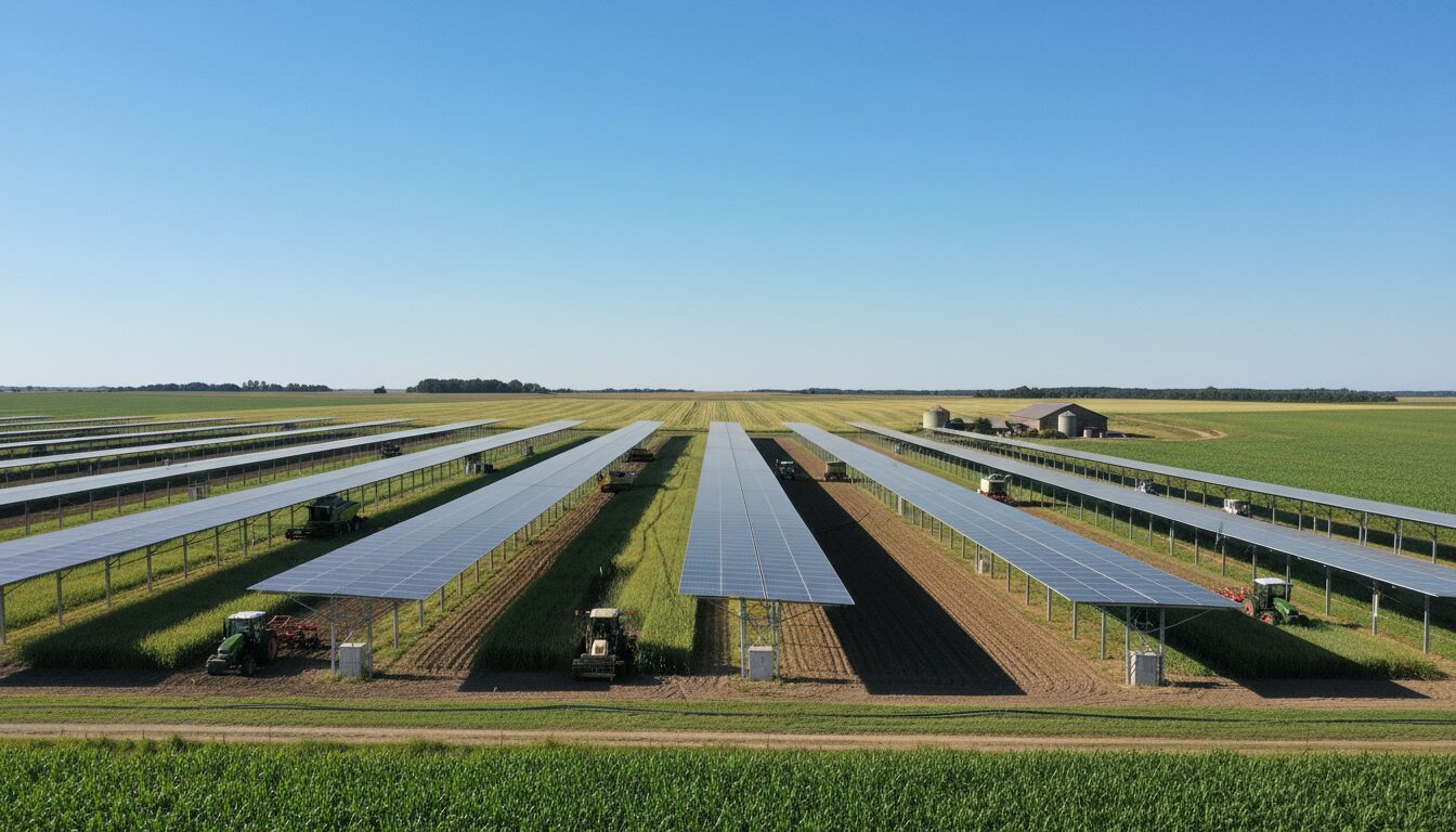 découvrez comment la multiplication des prototypes d'agrivoltaïsme prépare le terrain pour les futurs grands parcs solaires combinant agriculture et production d'énergie durable.