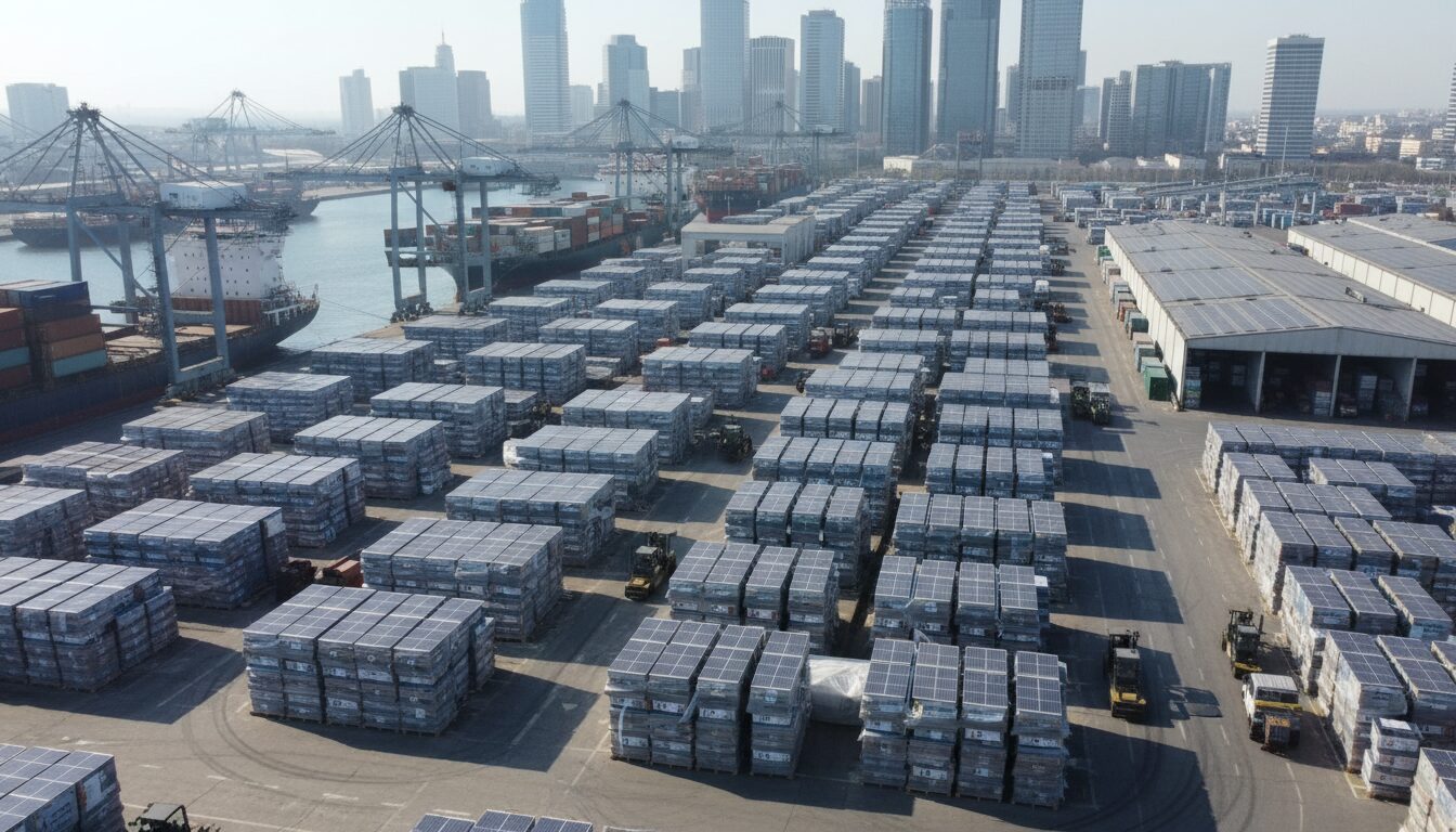 découvrez comment la chine s'impose aujourd'hui comme leader du marché européen des panneaux photovoltaïques, contrôlant 98 % des importations.