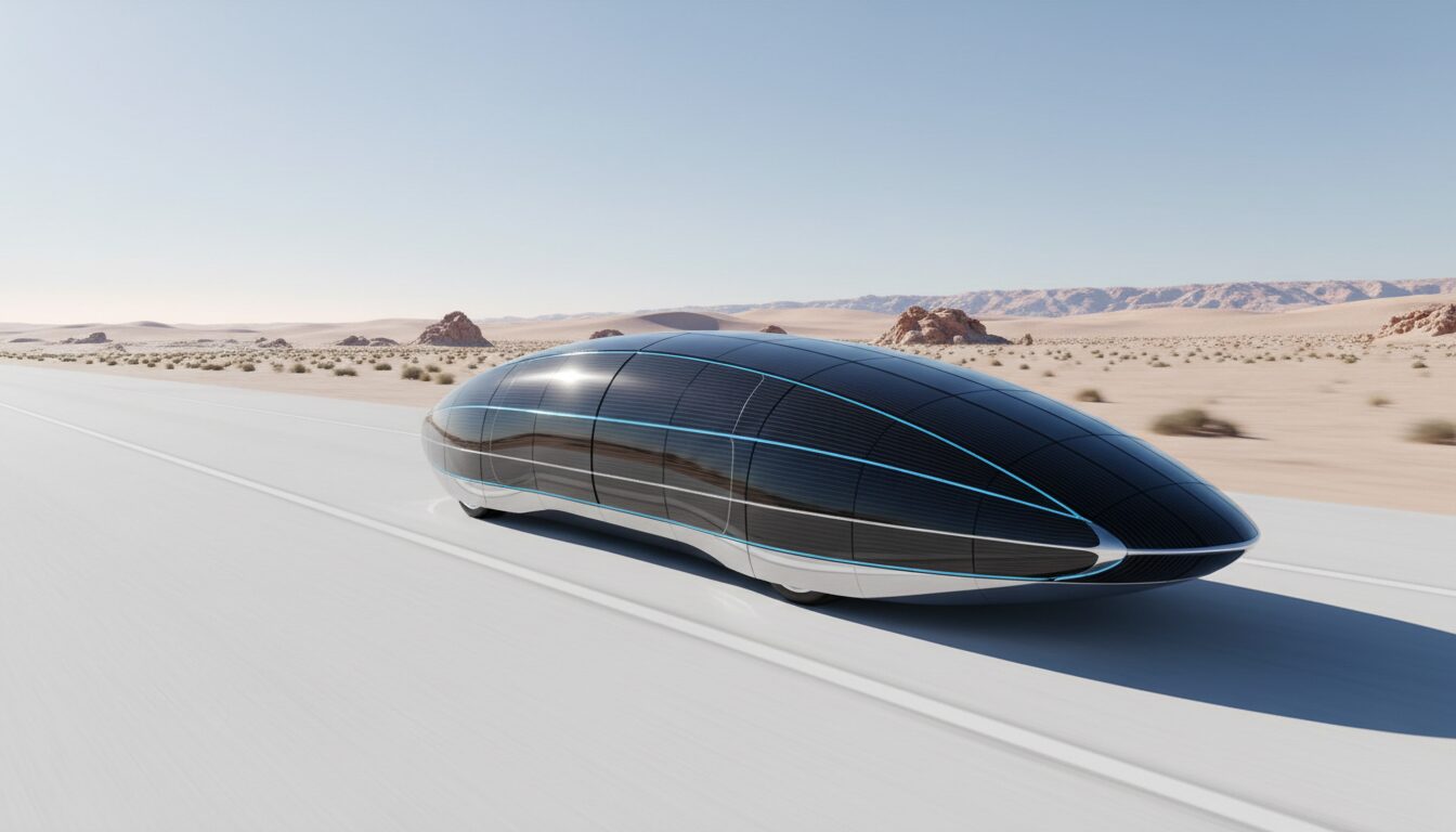découvrez ce véhicule innovant propulsé par l'énergie solaire photovoltaïque, alliant écologie et technologie pour un avenir durable.