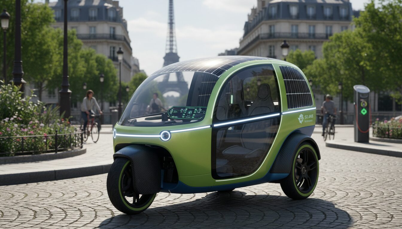 découvrez ce véhicule innovant propulsé intégralement par l'énergie solaire photovoltaïque, une avancée durable pour la mobilité écologique.