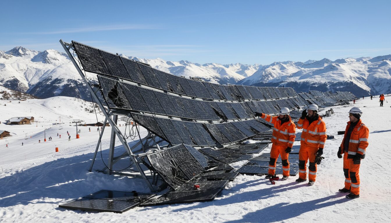 découvrez comment la station de superdévoluy fait face à la chute de sa troisième ombrière photovoltaïque et les mesures prises pour remédier à cette situation.