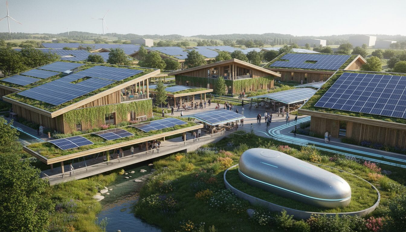 une commune de l'aveyron prévoit la création d'un parc photovoltaïque de 7 000 m² d'ici 2027, visant à rendre ses bâtiments énergétiquement autonomes et à promouvoir les énergies renouvelables.