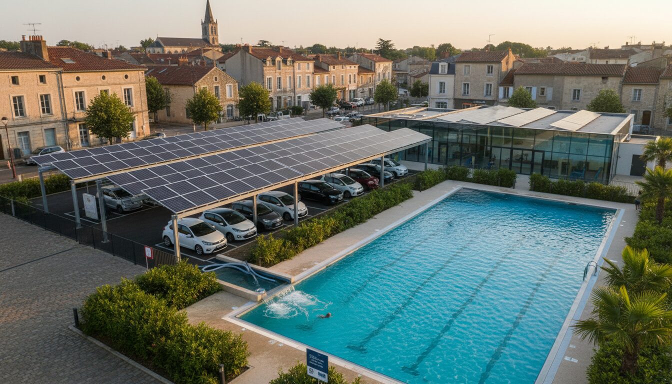 découvrez comment le parking de la piscine la vague à mayenne se dote de deux ombrières photovoltaïques, alliant innovation et énergie solaire pour un avenir plus durable.