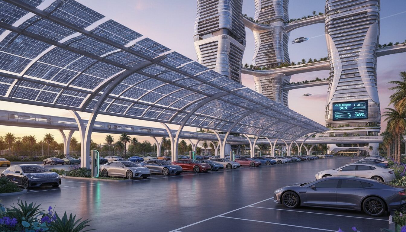 découvrez comment le parking du forum se transforme durablement en intégrant des solutions solaires pour une métamorphose éco-responsable alliant innovation et respect de l'environnement.