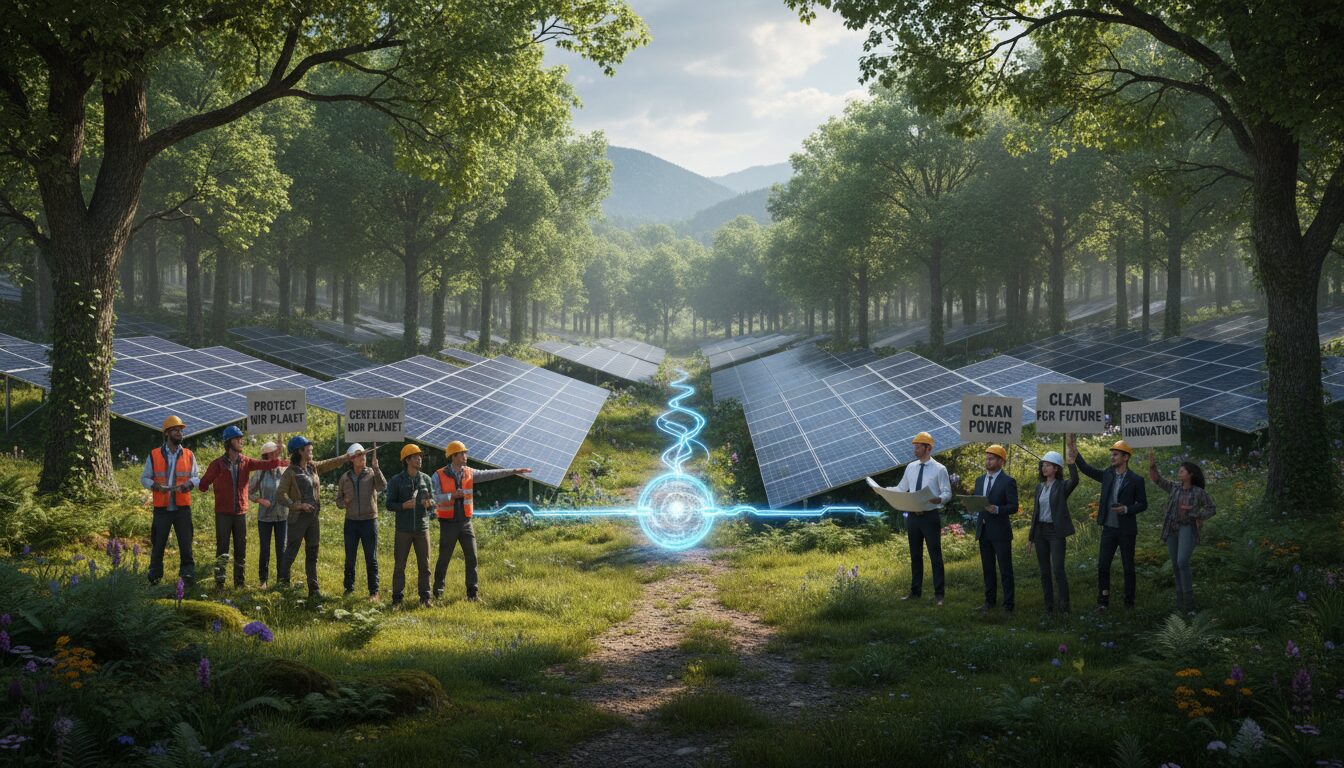 municipales 2026 : découvrez pourquoi le projet du parc photovoltaïque du bois de janiol suscite la controverse et divise les candidats lors des élections locales.