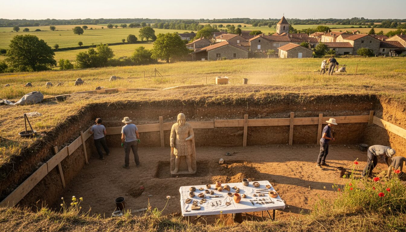 une découverte archéologique majeure secoue une petite commune rurale. un collectif engagé s'active pour révéler un trésor caché, promettant de bouleverser l'histoire locale et captiver tous les passionnés d'aventure et de mystères.
