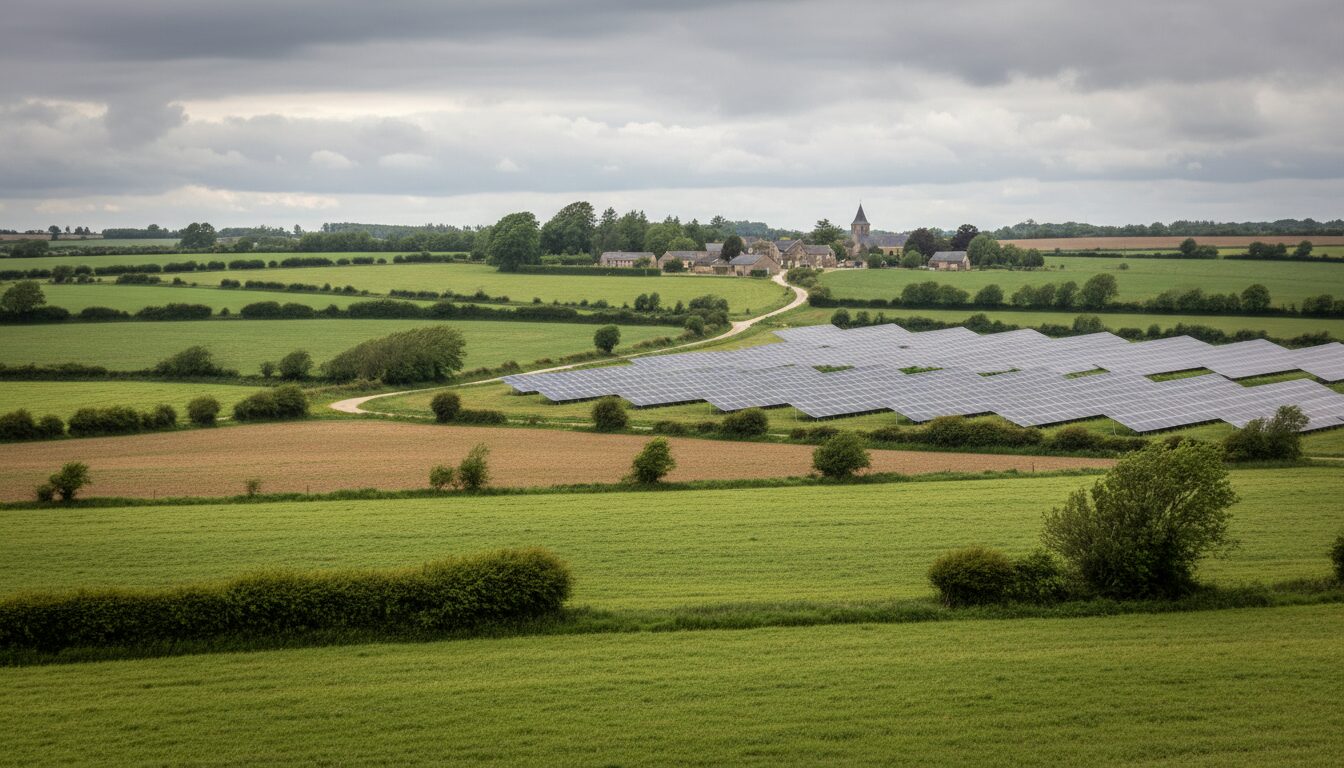 à rostrenen, l'installation de panneaux solaires sur des terres agricoles suscite un débat passionné entre développement durable et préservation des espaces agricoles.