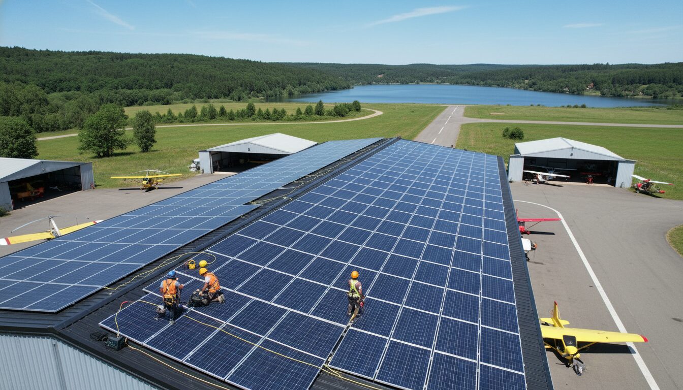 découvrez comment la toiture solaire de la base alizé ulm à doucier s'apprête à franchir sa dernière étape, alliant innovation énergétique et respect de l'environnement.